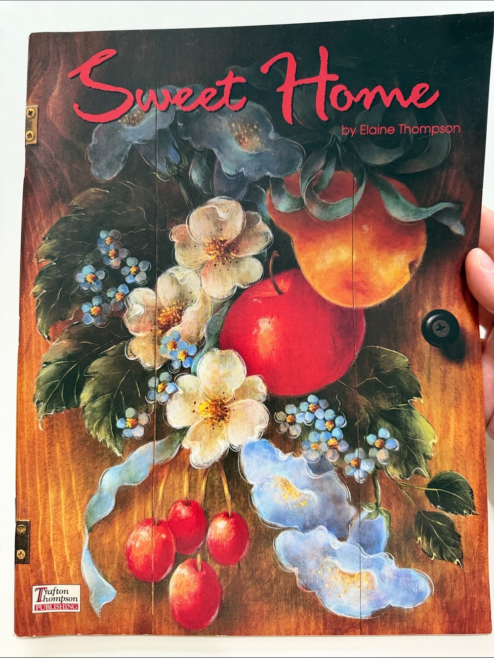 Sweet Home Book by Elaine Thompson- Red Floral Fruit Design